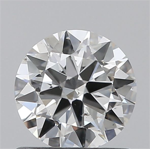 Foto Diamante Natural 0.70 quilates, Redondo , Color G, claridad SI1 y certificado GIA de