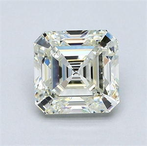 Picture of Natural Diamond 1.11 Carats, Asscher with  Cut, L Color, IF Clarity and Certified by GIA