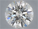 Lab Grown Diamond 1.50 Carats, Round with Excellent Cut, D Color, VVS2 Clarity and Certified by IGI
