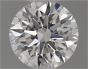 Natural Diamond 0.45 Carats, Round with Excellent Cut, H Color, VVS1 Clarity and Certified by GIA