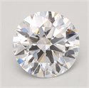 Lab Grown Diamond 1.13 Carats, Round with Ideal Cut, D Color, VVS2 Clarity and Certified by IGI