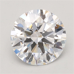 Picture of Lab Grown Diamond 1.13 Carats, Round with Ideal Cut, D Color, VVS2 Clarity and Certified by IGI