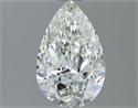 Natural Diamond 1.00 Carats, Pear with  Cut, H Color, VS1 Clarity and Certified by IGI