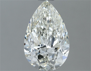 Picture of Natural Diamond 1.00 Carats, Pear with  Cut, H Color, VS1 Clarity and Certified by IGI