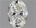 Diamante Natural 0.62 quilates, Ovalado , Color H, claridad VVS2 y certificado GIA