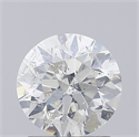 Natural Diamond 1.52 Carats, Round with Very Good Cut, I Color, I1 Clarity and Certified by IGI