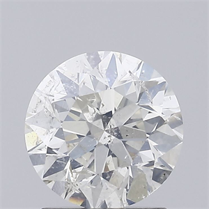 Picture of Natural Diamond 1.52 Carats, Round with Very Good Cut, I Color, I1 Clarity and Certified by IGI