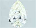 Natural Diamond 3.02 Carats, Pear with  Cut, J Color, VS1 Clarity and Certified by IGI