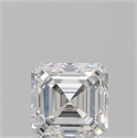 Natural Diamond 0.90 Carats, Asscher with  Cut, H Color, VVS2 Clarity and Certified by GIA