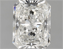 Natural Diamond 0.81 Carats, Radiant with  Cut, H Color, VVS1 Clarity and Certified by GIA