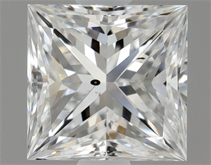 Foto Diamante Natural 0.70 quilates, Princesa , Color D, claridad SI1 y certificado GIA de