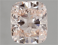 Picture of Lab Grown Diamond 1.73 Carats, CUSHION MODIFIED with  Cut, Fancy Intense Pink Color, VVS2 Clarity and Certified by IGI