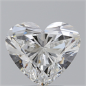 Natural Diamond 2.03 Carats, Heart with  Cut, G Color, VS2 Clarity and Certified by GIA