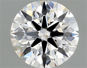 Picture of Natural Diamond 0.41 Carats, Round with Excellent Cut, H Color, VS1 Clarity and Certified by GIA