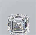 Diamante Natural 0.91 quilates, Asscher , Color F, claridad VVS2 y certificado GIA