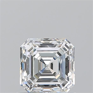 Foto Diamante Natural 0.91 quilates, Asscher , Color F, claridad VVS2 y certificado GIA de