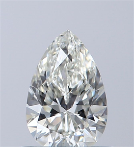 Picture of Natural Diamond 0.50 Carats, Pear with  Cut, I Color, VS1 Clarity and Certified by GIA