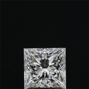 Picture of Natural Diamond 1.58 Carats, Princess with  Cut, I Color, VVS2 Clarity and Certified by GIA