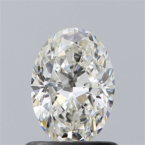 Picture of Natural Diamond 0.75 Carats, Oval with  Cut, I Color, VVS1 Clarity and Certified by GIA