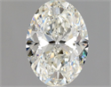 Natural Diamond 1.30 Carats, Oval with  Cut, I Color, VS2 Clarity and Certified by GIA
