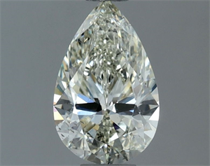 Picture of Natural Diamond 0.70 Carats, Pear with  Cut, I Color, SI1 Clarity and Certified by IGI