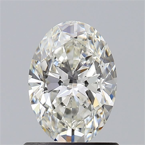 Picture of Natural Diamond 0.90 Carats, Oval with  Cut, H Color, VS2 Clarity and Certified by GIA
