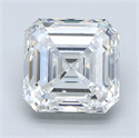 Natural Diamond 2.26 Carats, Asscher with  Cut, G Color, VS2 Clarity and Certified by GIA