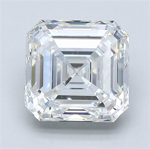 Picture of Natural Diamond 2.26 Carats, Asscher with  Cut, G Color, VS2 Clarity and Certified by GIA