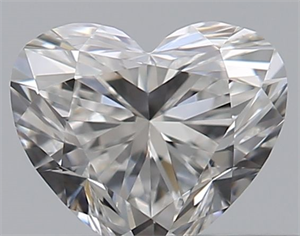 Picture of Natural Diamond 0.32 Carats, Heart with  Cut, E Color, VS2 Clarity and Certified by GIA