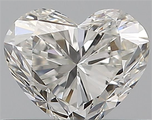 Picture of Natural Diamond 0.40 Carats, Heart with  Cut, H Color, VVS1 Clarity and Certified by GIA