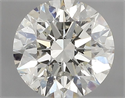 Natural Diamond 0.81 Carats, Round with Excellent Cut, I Color, SI2 Clarity and Certified by IGI