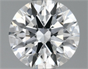 Lab Grown Diamond 1.09 Carats, Round with Ideal Cut, D Color, VS1 Clarity and Certified by IGI