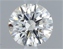 Natural Diamond 0.80 Carats, Round with Excellent Cut, H Color, SI1 Clarity and Certified by GIA