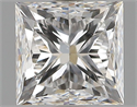 Natural Diamond 1.01 Carats, Princess with  Cut, G Color, VS2 Clarity and Certified by GIA