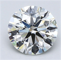 Diamante Natural 2.35 quilates, Redondo , Color H, claridad VS1 y certificado GIA