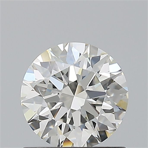 Picture of Natural Diamond 0.85 Carats, Round with Excellent Cut, I Color, VVS1 Clarity and Certified by GIA