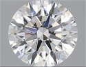 Lab Grown Diamond 3.03 Carats, Round with Excellent Cut, D Color, VS1 Clarity and Certified by GIA