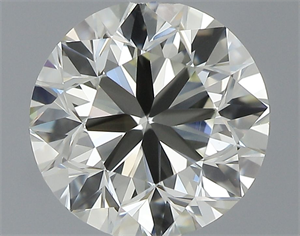Picture of Natural Diamond 1.01 Carats, Round with Very Good Cut, J Color, VVS2 Clarity and Certified by IGI