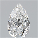 Natural Diamond 0.70 Carats, Pear with  Cut, E Color, VS2 Clarity and Certified by GIA