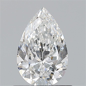 Picture of Natural Diamond 0.70 Carats, Pear with  Cut, E Color, VS2 Clarity and Certified by GIA