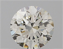 Natural Diamond 0.50 Carats, Round with Very Good Cut, I Color, VVS2 Clarity and Certified by IGI