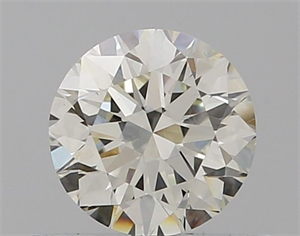 Picture of Natural Diamond 0.50 Carats, Round with Very Good Cut, I Color, VVS2 Clarity and Certified by IGI