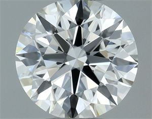 Foto Diamante Natural 0.60 quilates, Redondo , Color G, claridad VVS2 y certificado IGI de