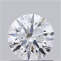 Lab Grown Diamond 0.70 Carats, Round with Ideal Cut, D Color, VVS1 Clarity and Certified by IGI