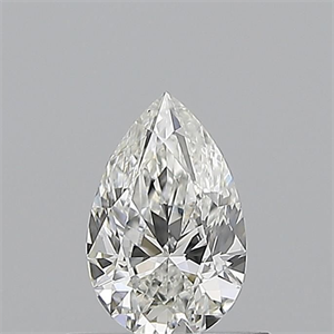Picture of Natural Diamond 0.50 Carats, Pear with  Cut, G Color, VS2 Clarity and Certified by GIA