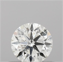 Natural Diamond 0.40 Carats, Round with Excellent Cut, G Color, SI2 Clarity and Certified by IGI