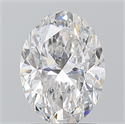 Natural Diamond 1.50 Carats, Oval with  Cut, E Color, SI2 Clarity and Certified by GIA