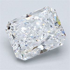 Picture of Natural Diamond 3.01 Carats, Radiant with  Cut, D Color, SI2 Clarity and Certified by GIA