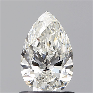 Picture of Natural Diamond 0.76 Carats, Pear with  Cut, G Color, VVS2 Clarity and Certified by GIA