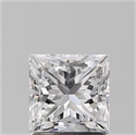 Natural Diamond 1.51 Carats, Princess with  Cut, F Color, VS1 Clarity and Certified by GIA